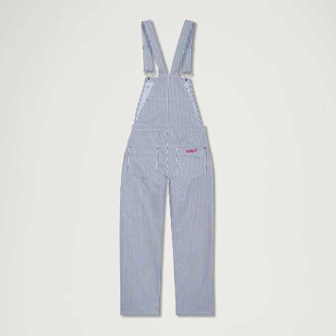 Kickers Classic Latzhose für Damen, Blau/Weiß
