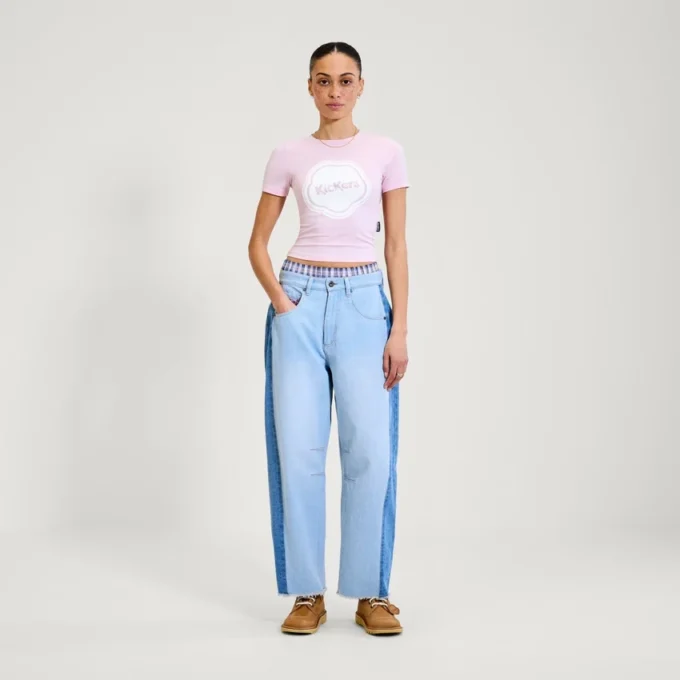 Kickers Classic Lightweight T-Shirt für Damen, rosa