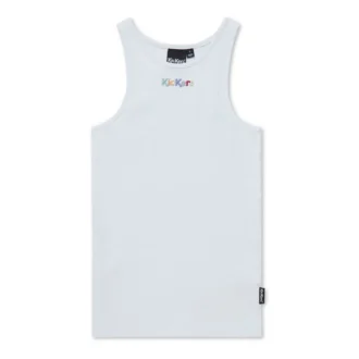 Kickers Classic Ribbed Vest für Damen, Weiß