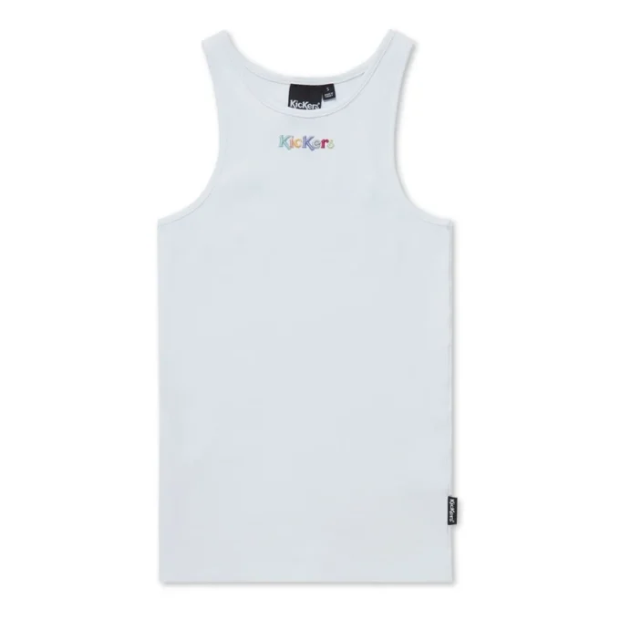 Kickers Classic Ribbed Vest für Damen, Weiß