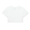 Kickers Classic Rundhals-T-Shirt für Damen, Weiß