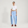 Kickers Classic Rundhals-T-Shirt für Damen, Weiß
