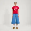 Kickers Classic Skinny T-Shirt für Damen, rot