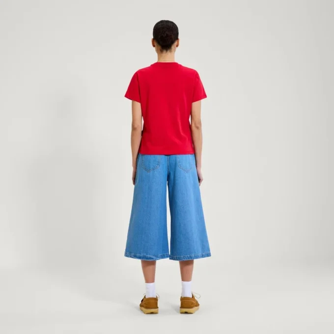 Kickers Classic Skinny T-Shirt für Damen, rot