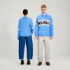 Kickers Classic Unisex-Strickjacke mit durchgehendem Reißverschluss für Erwachsene, Blau
