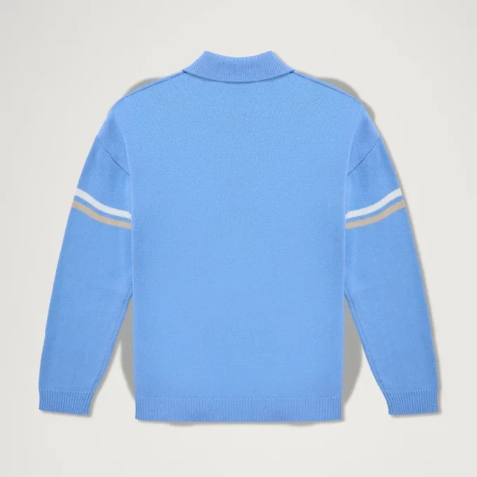 Kickers Classic Unisex-Strickjacke mit durchgehendem Reißverschluss für Erwachsene, Blau