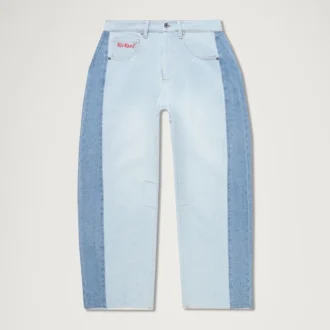 Kickers Classic Wide Leg Barrel Jeans für Damen, Blau