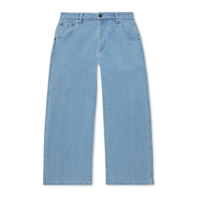 Kickers Classic Wide Leg Jeans für Erwachsene, Damen, Blau Kickers Classic Wide Leg Jeans für Erwachsene, Damen, Blau