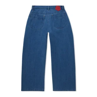 Kickers Classic Wide Leg Jeans für Erwachsene, Damen, Blau