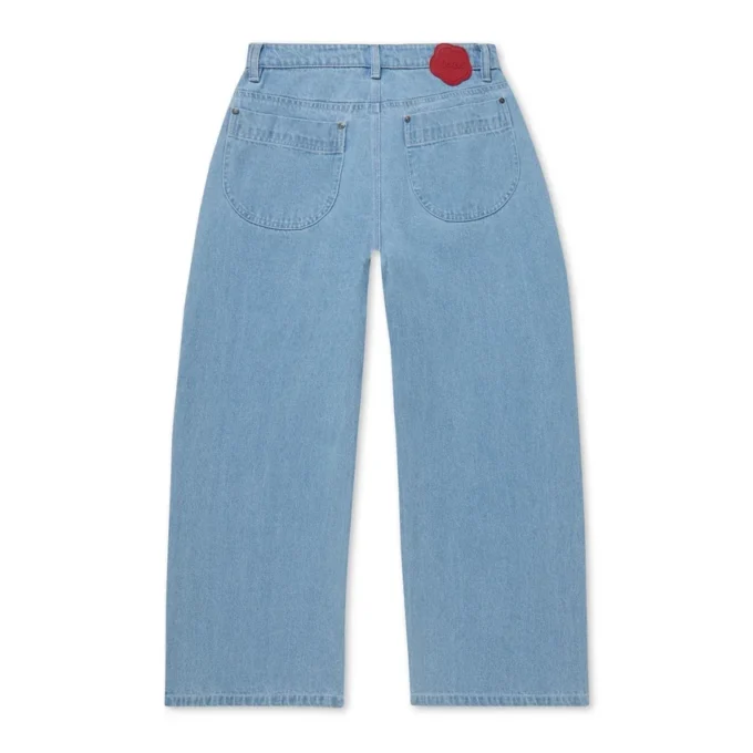 Kickers Classic Wide Leg Jeans für Erwachsene, Damen, Blau Kickers Classic Wide Leg Jeans für Erwachsene, Damen, Blau