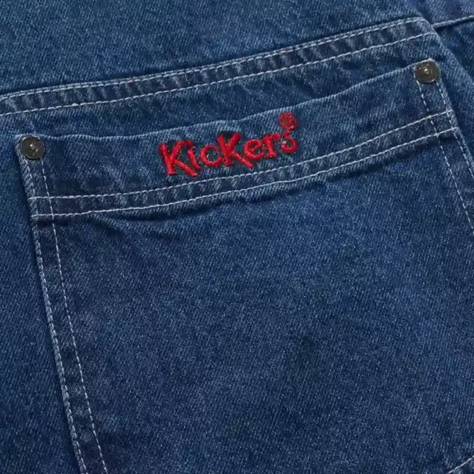 Kickers Classics Latzhose für Damen, kurz, blau Kickers Classics Latzhose für Damen, kurz, blau