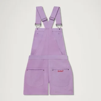 Kickers Classics Latzhose für Erwachsene, Damen, kurz, lila
