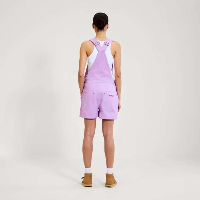 Kickers Classics Latzhose für Erwachsene, Damen, kurz, lila Kickers Classics Latzhose für Erwachsene, Damen, kurz, lila