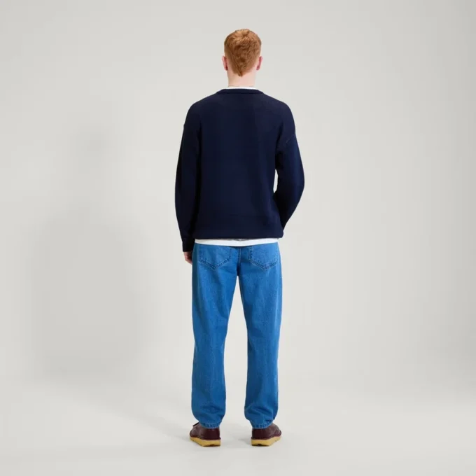 Kickers Crew-Pullover für Herren, Marineblau Kickers Crew-Pullover für Herren, Marineblau