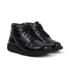 Kickers Kick Hi Croc Lederstiefel für Erwachsene, Unisex, Schwarz Kickers Kick Hi Croc Lederstiefel für Erwachsene, Unisex, Schwarz