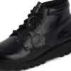 Kickers Kick Hi Croc Lederstiefel für Erwachsene, Unisex, Schwarz Kickers Kick Hi Croc Lederstiefel für Erwachsene, Unisex, Schwarz