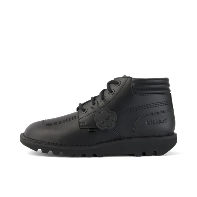 Kickers Kick Hi für Herren, gepolstert, Leder, Schwarz Kickers Kick Hi für Herren, gepolstert, Leder, Schwarz
