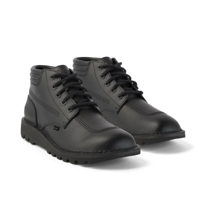 Kickers Kick Hi für Herren, gepolstert, Leder, Schwarz Kickers Kick Hi für Herren, gepolstert, Leder, Schwarz