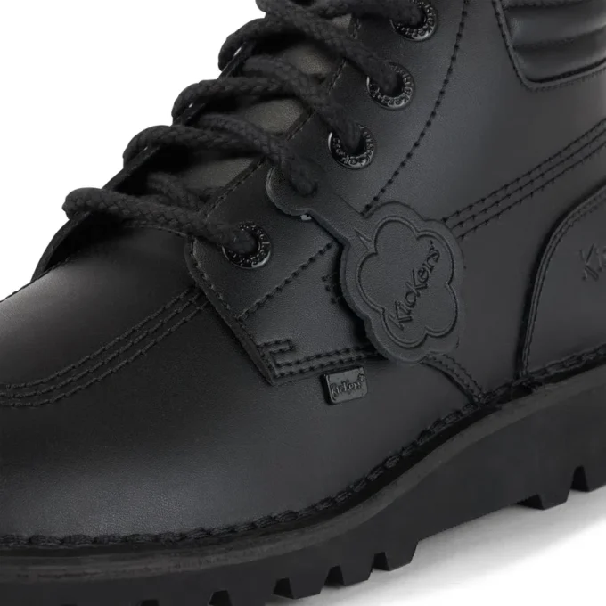 Kickers Kick Hi für Herren, gepolstert, Leder, Schwarz Kickers Kick Hi für Herren, gepolstert, Leder, Schwarz