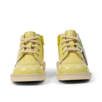 Kickers Kick Hi Fruit Lackleder für Kleinkinder, gelb