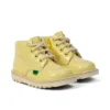 Kickers Kick Hi Fruit Lackleder für Kleinkinder, gelb Kickers Kick Hi Fruit Lackleder für Kleinkinder, gelb
