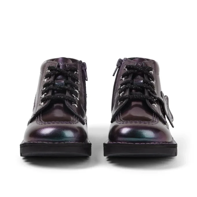 Kickers Kick Hi Galactic für Mädchen, Lackleder, lila Kickers Kick Hi Galactic für Mädchen, Lackleder, lila
