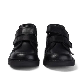 Kickers Kick Hi Scuff für Jungen, Leder, schwarz