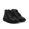 Kickers Kick Hi Tab Herrenstiefel aus Leder, schwarz Kickers Kick Hi Tab Herrenstiefel aus Leder, schwarz