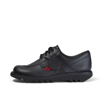 Kickers Kick Lo für Damen aus Leder, schwarz