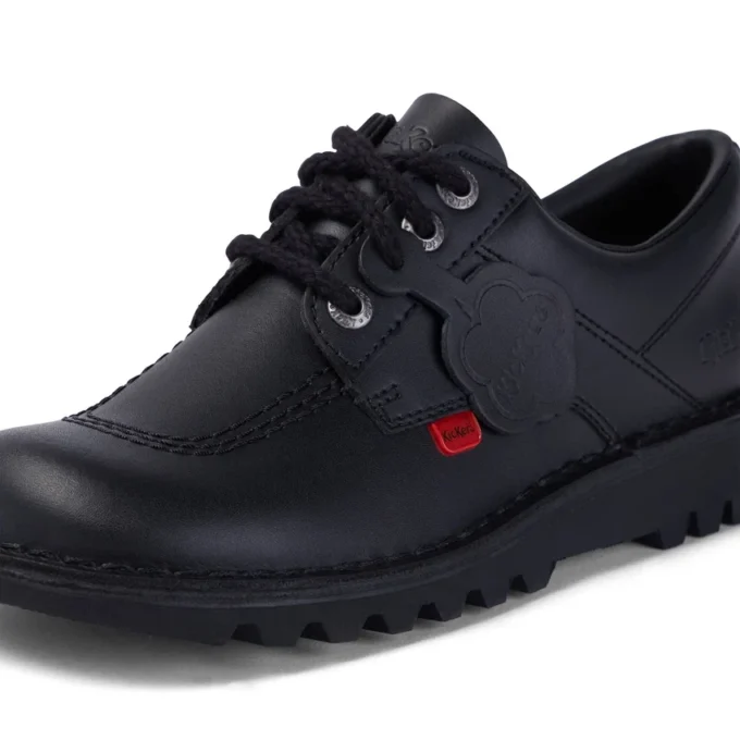 Kickers Kick Lo für Damen aus Leder, schwarz Kickers Kick Lo für Damen aus Leder, schwarz