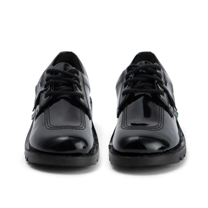 Kickers Kick Lo für Damen aus Leder und Lackleder, schwarz Kickers Kick Lo für Damen aus Leder und Lackleder, schwarz