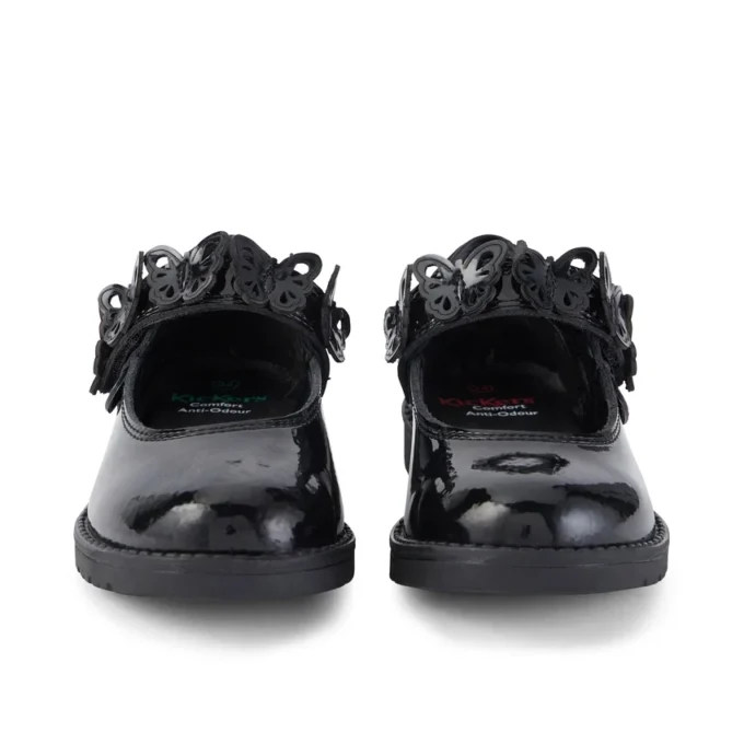 Kickers Lachly Butterfly MJ für Mädchen, Lackleder, schwarz Kickers Lachly Butterfly MJ für Mädchen, Lackleder, schwarz