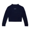 Kickers-Strickpullover für Damen mit U-Boot-Ausschnitt und weiten Ärmeln, marineblau Kickers-Strickpullover für Damen mit U-Boot-Ausschnitt und weiten Ärmeln, marineblau