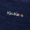 Kickers-Strickpullover für Damen mit U-Boot-Ausschnitt und weiten Ärmeln, marineblau Kickers-Strickpullover für Damen mit U-Boot-Ausschnitt und weiten Ärmeln, marineblau