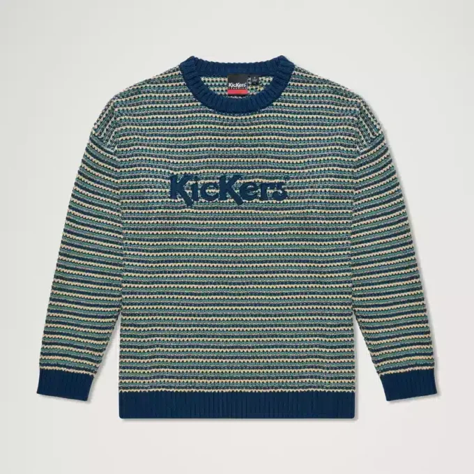 Kickers Unisex-Pullover für Erwachsene mit Brustlogo, mehrfarbig Kickers Unisex-Pullover für Erwachsene mit Brustlogo, mehrfarbig