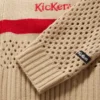 Kickers Zip-Through-Strickjacke für Damen, Weiß Kickers Zip-Through-Strickjacke für Damen, Weiß