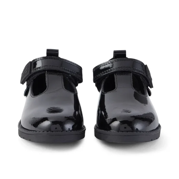 Kleinkind-Mädchen Lachly T-Bar Lackleder Schwarz Kleinkind-Mädchen Lachly T-Bar Lackleder Schwarz