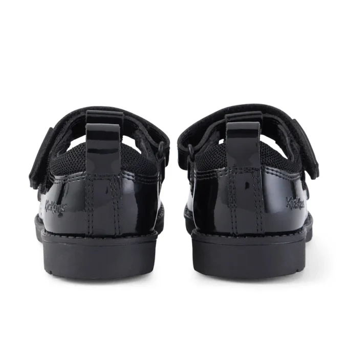 Kleinkind-Mädchen Lachly T-Bar Lackleder Schwarz Kleinkind-Mädchen Lachly T-Bar Lackleder Schwarz