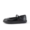 Kleinkind-Mädchen Tovni Brogue MJ Lackleder Schwarz Kleinkind-Mädchen Tovni Brogue MJ Lackleder Schwarz