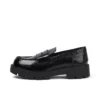 Kori Loafer Croc Leder Schwarz für Damen