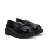 Kori Loafer Croc Leder Schwarz für Damen