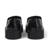 Kori Loafer Croc Leder Schwarz für Damen