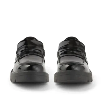 Kori Loafer für Damen aus Leder, schwarz