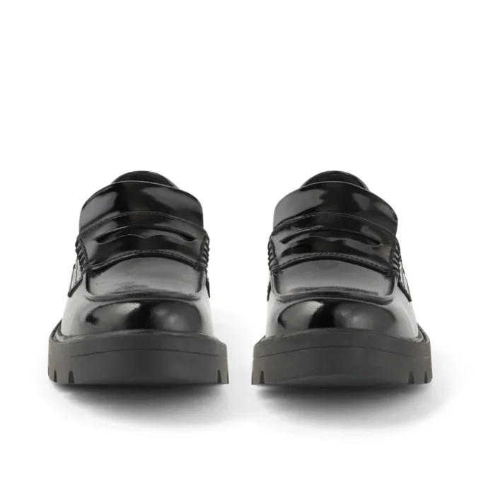 Kori Loafer für Damen aus Leder, schwarz