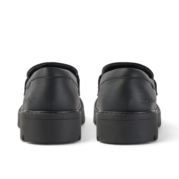 Kori Loafer für Damen aus Lederimitat, schwarz