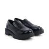 Kori Loafer für Damen, Leder, schwarz, mit Nieten