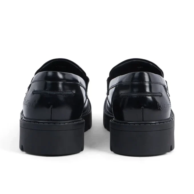 Kori Loafer für Damen, Leder, schwarz, mit Nieten