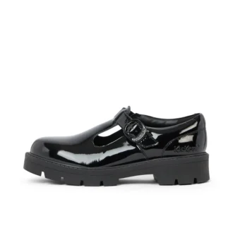Kori T-Bar für Damen aus Lackleder, schwarz