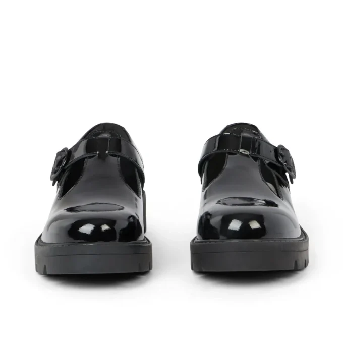 Kori T-Bar für Damen aus Lackleder, schwarz