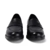 Lach Slip Leder Schwarz für Damen Lach Slip Leder Schwarz für Damen